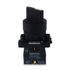 Kit Chave Seletora Plástica | Ed33 | Manopla Curta | 3 Posiçõ